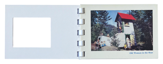 1950s Storyland New Hampshire Amusement Park Photo Booklet Souvenir - 10 Natural Color Views - Vintage Glen NH Kodachrome Postcard Booklet