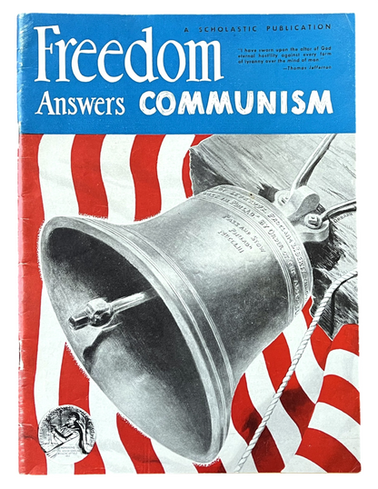1954 Freedom Answers Communism Senior Scholastic Special Edition Magazine - Cold War Magazine - 1954 Scholastic Anti-Communist Publication