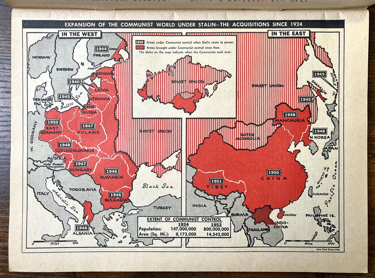 1954 Freedom Answers Communism Senior Scholastic Special Edition Magazine - Cold War Magazine - 1954 Scholastic Anti-Communist Publication