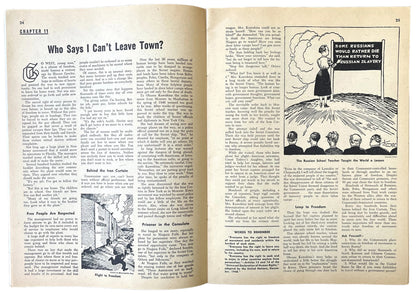 1954 Freedom Answers Communism Senior Scholastic Special Edition Magazine - Cold War Magazine - 1954 Scholastic Anti-Communist Publication