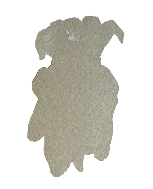 Vintage Dennison Thanksgiving Indian Corn Husks Die Cut Decoration - 8.5" x 4.5" - 1960s Nostalgic Dennison Autumn Corn Paper Decor