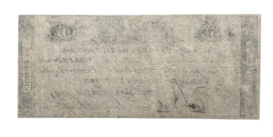 1814 Vermont Glass Factory 3 Dollar Merchant Scrip Note - Rare Early Vermont Scrip - Salisbury VT - 1814 Three Dollar Vermont Merchant Scrip