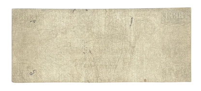 1849 Bank of Montpelier 3 Dollar Vermont Obsolete Note - Rare Bank Issue - 1849 Montpelier VT Three Dollar Obsolete Banknote