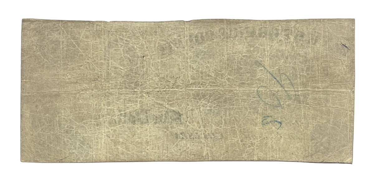 1861 Bank of Orange County 5 Dollar Vermont Obsolete Note - Later 2nd Bank - 1861 Chelsea Vermont Orange County Five Dollar Banknote