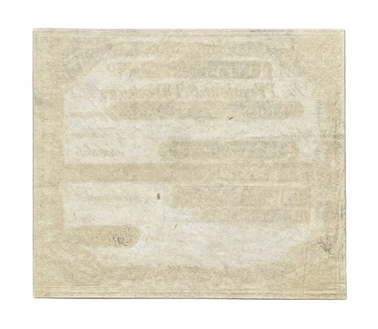 1808 Vermont State Bank 50 Cent Burlington Obsolete Note - Uncirculated Remainder - 1800s Burlington Vermont Fifty Cents Obsolete Banknote