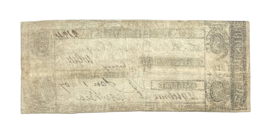 1807 Hillsborough Bank 5 Dollar Banknote - New Hampshire Obsolete - Early American Banknote - 1807 Five Dollars Obsolete Note Amherst NH
