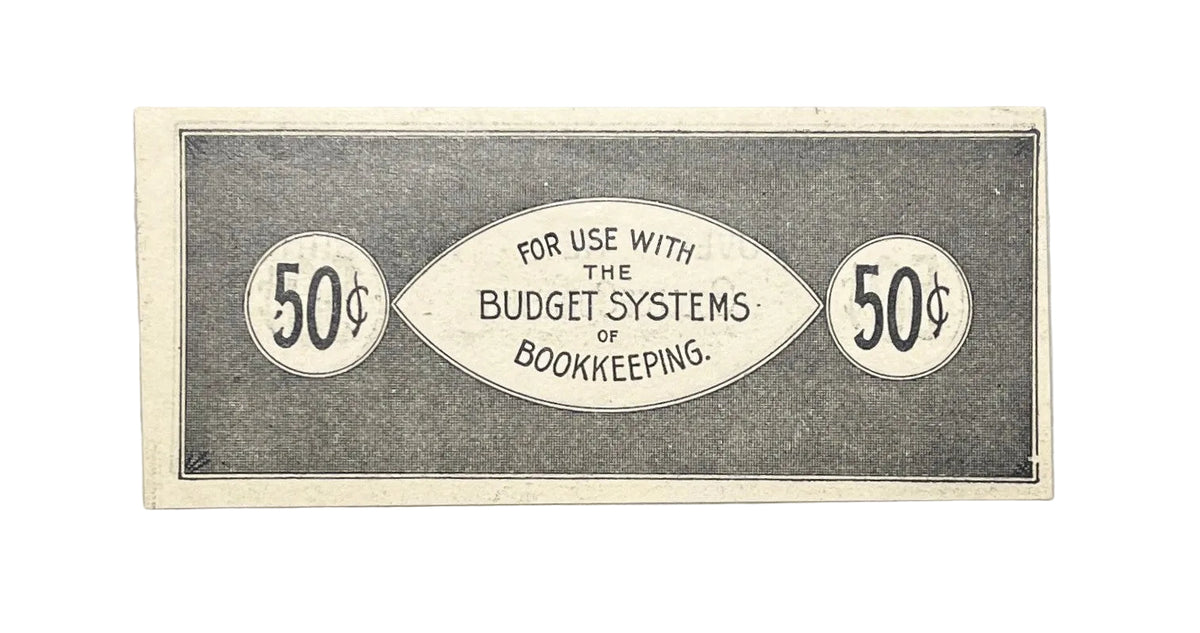 RARE 1890s Dover Business College Currency 50 Cent Note - Dover, NH - Uncirculated (UNC) - Rare Dover Fifty Cent Fractional College Note