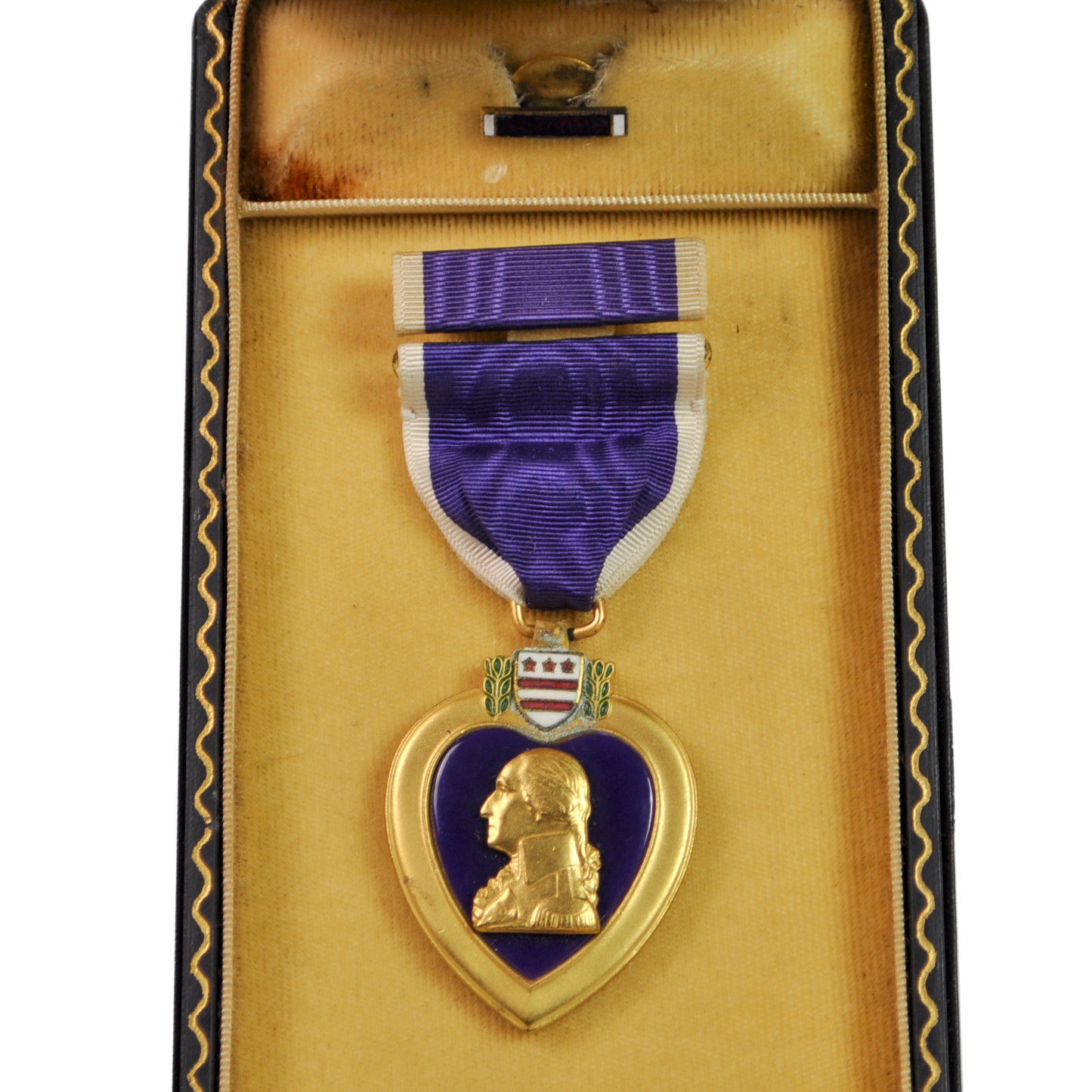Authentic Purple Heart Medal In Box New Old Stock - NIB Unengraved Purple Heart Medallion