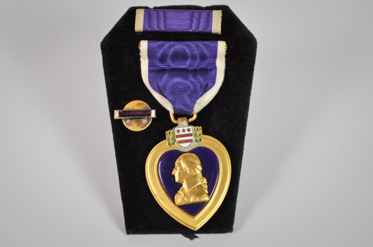 Authentic Purple Heart Medal In Box New Old Stock - NIB Unengraved Purple Heart Medallion