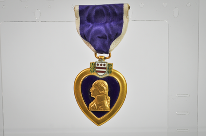 Authentic Purple Heart Medal In Box New Old Stock - NIB Unengraved Purple Heart Medallion