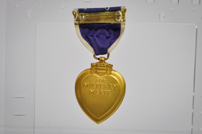 Authentic Purple Heart Medal In Box New Old Stock - NIB Unengraved Purple Heart Medallion