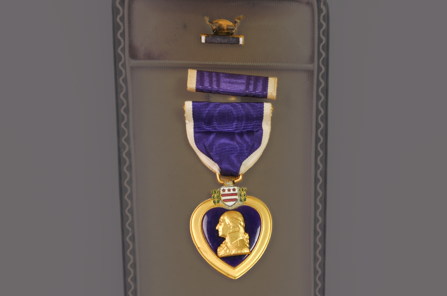 Authentic Purple Heart Medal In Box New Old Stock - NIB Unengraved Purple Heart Medallion