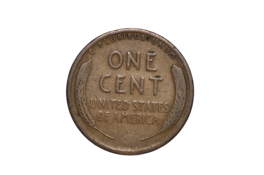 1925 Lincoln Wheat Cent Lamination Flake Mint Error -1925 Wheat Penny Obverse Lamination Distortion