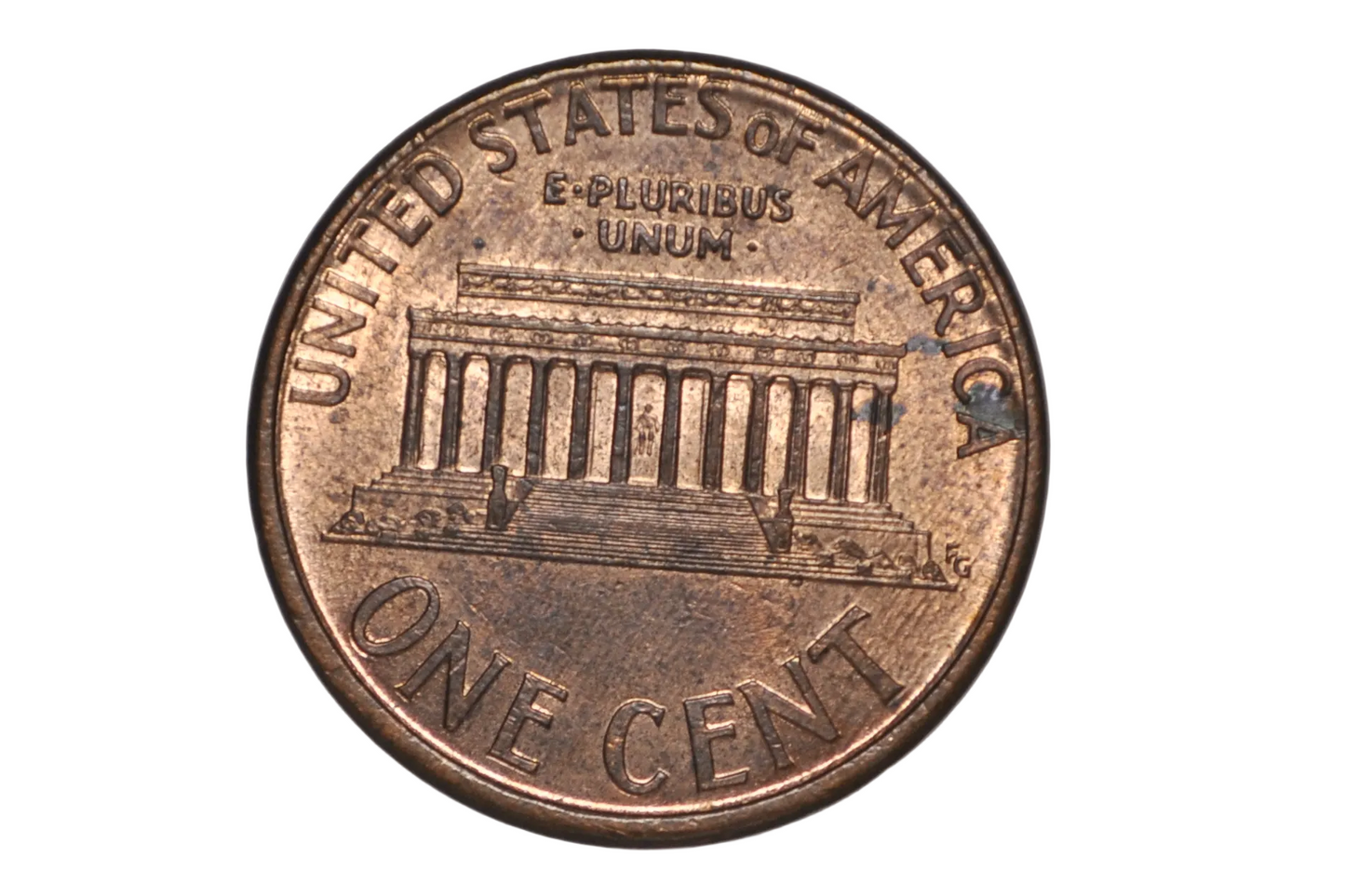 5% Off Center Strike Unc Lincoln Penny Minting Error - 1995 Mild Off Center Lincoln Wheat Penny Error
