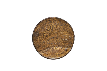 Unique Textured & Colored 1956-D Lincoln Wheat Penny With Rough Surface - Oddity 1956-D Wheat Cent Unusual Dark Coloration & Cratered Planchet