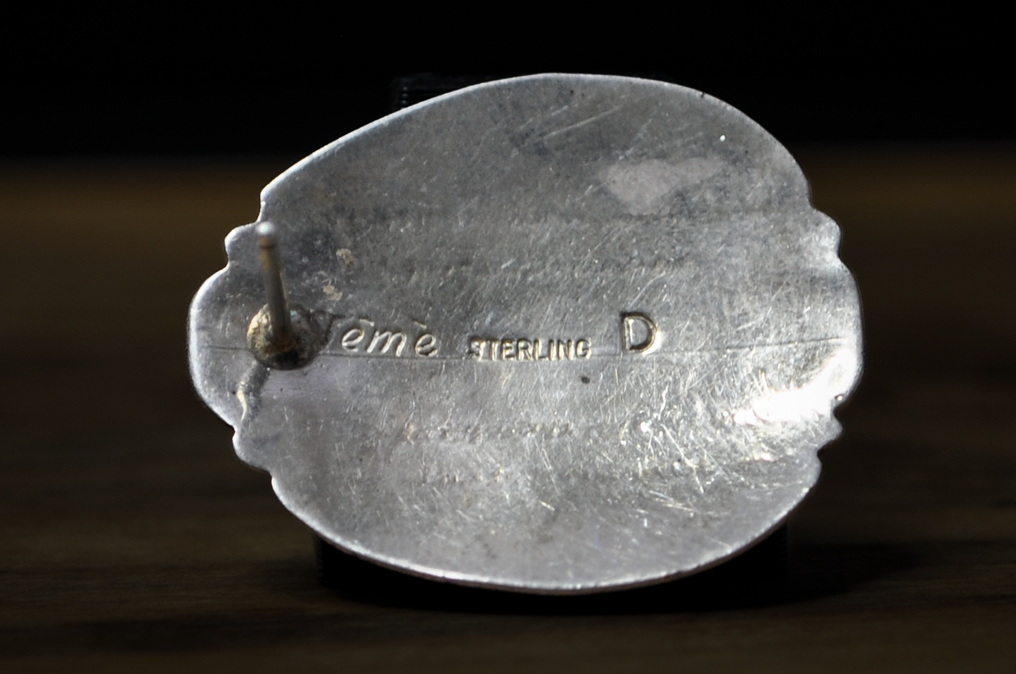 Signed "JEME D" Vintage Zuni Sterling Silver Multi-Stone Channel Inlay Earrings - Authentic Zuni Jeme Sterling D Inlaid Turquoise Earrings