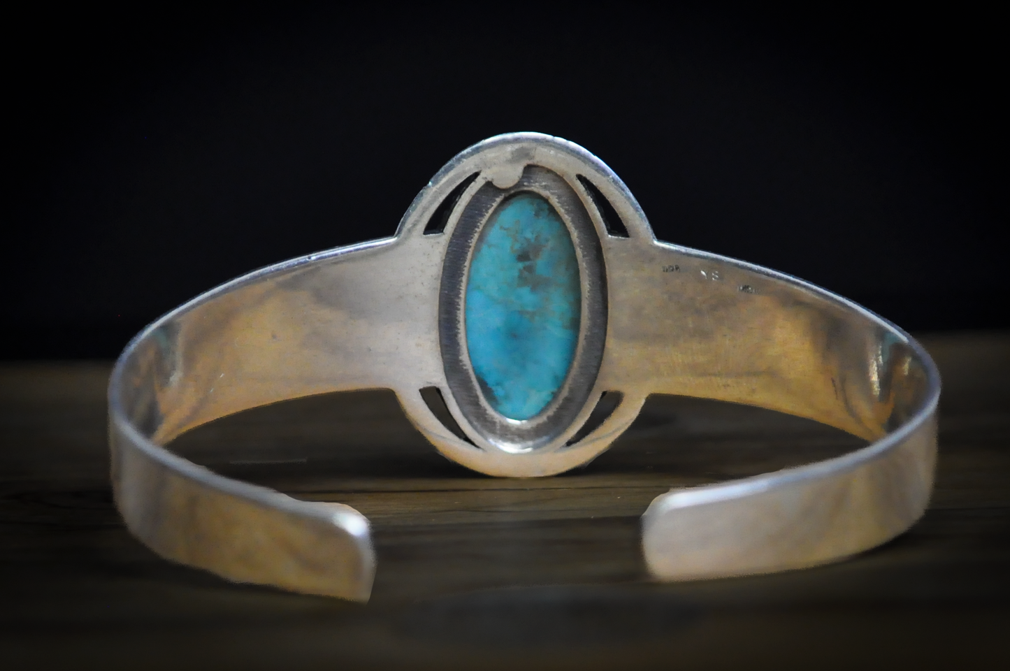 Handcrafted Navajo Sterling Silver Multi Rail Turquoise Cuff Bracelet - Traditional Native American Braided Silver Oval Turquoise Statement Piece