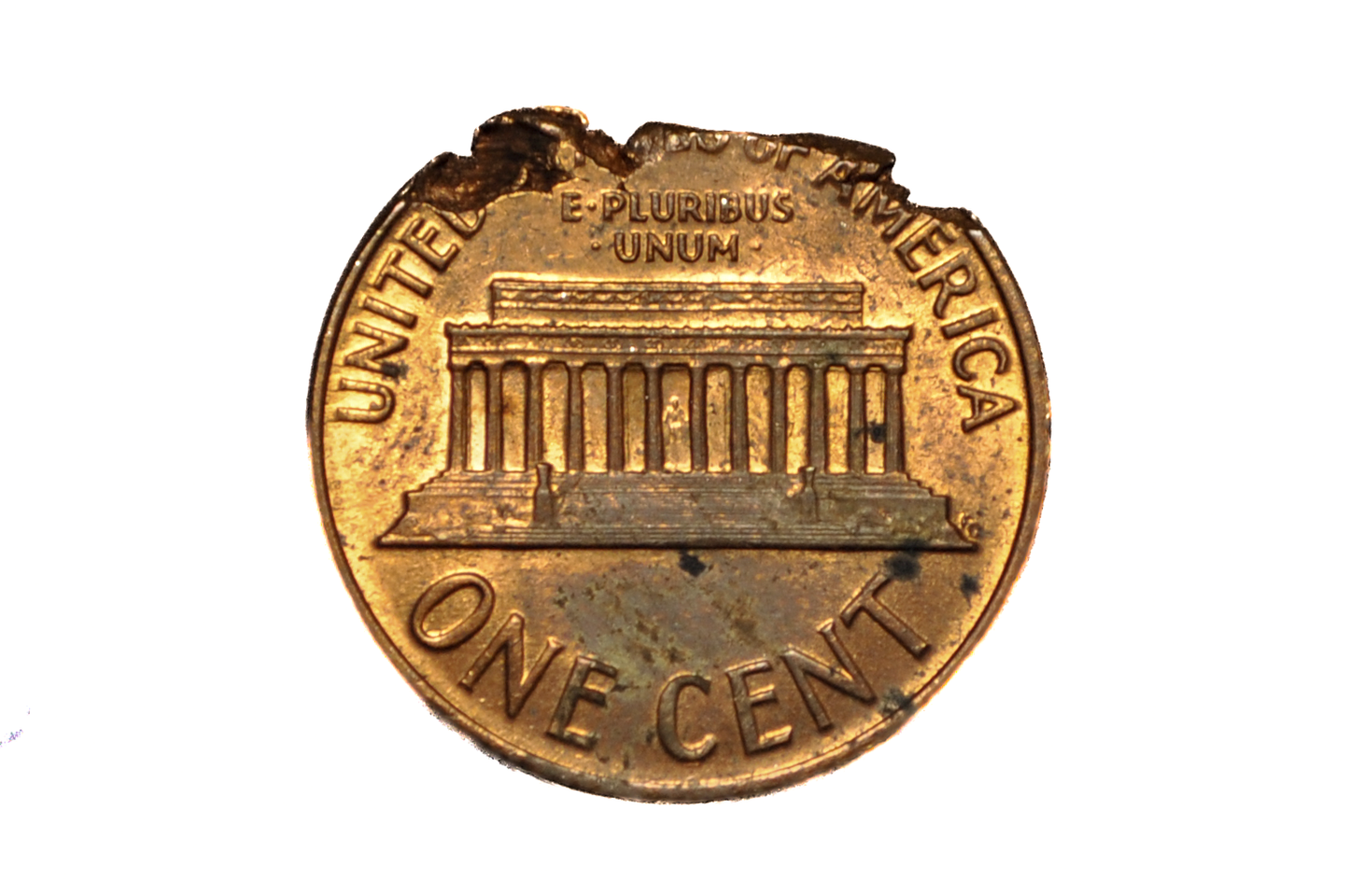 1963 Error Penny Ragged Clipped Planchet - Ragged Clip Planchet Error 1963 Lincoln Penny