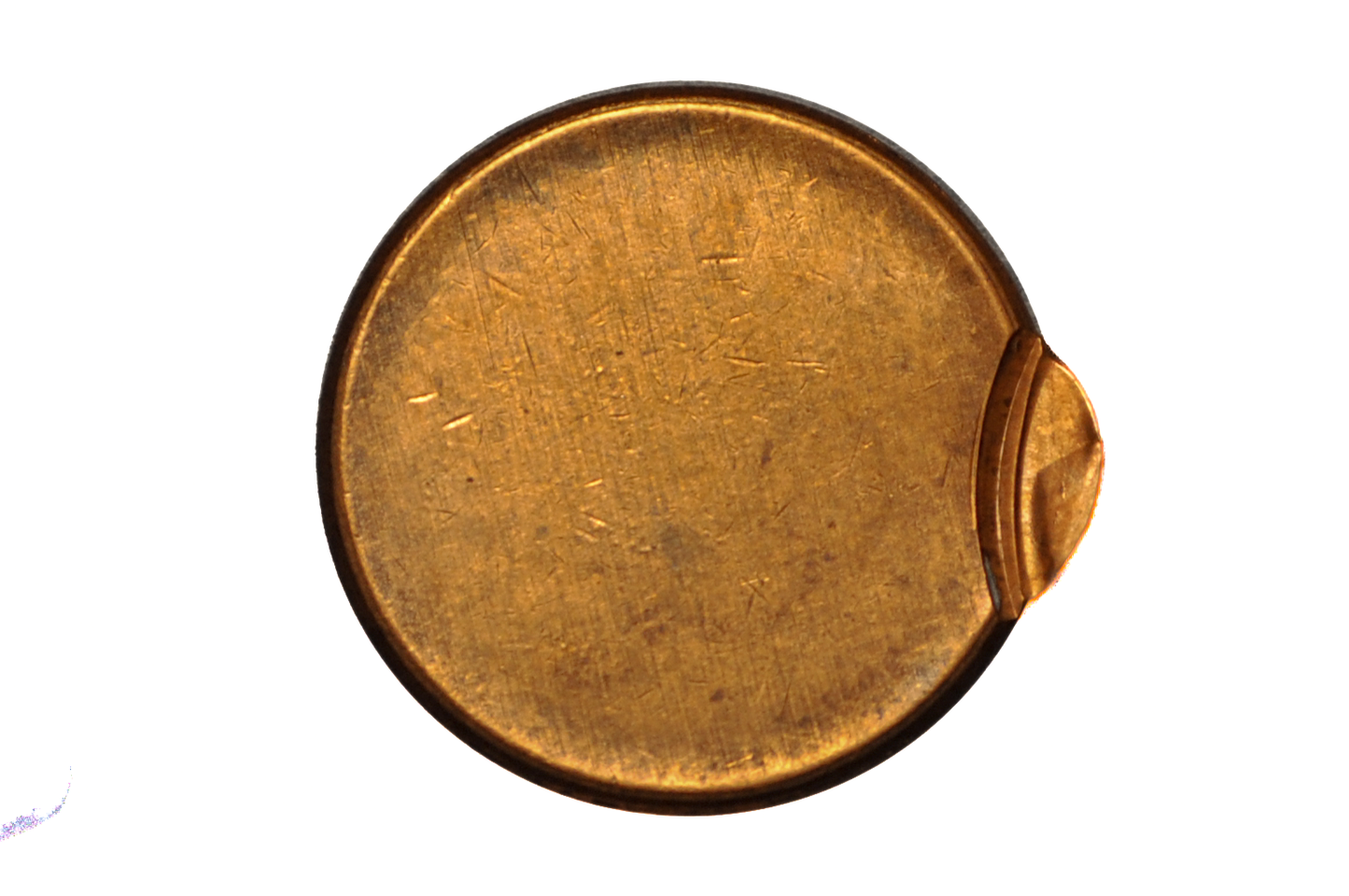 95% Off-Center Lincoln Penny Strike Coin - No Date Error Lincoln Penny 95 Percent Off-Center Strike