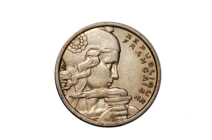 1957 French 100 Francs Coin - Rarest Date - One Hundred Franc Coin 1957 France - French Coins