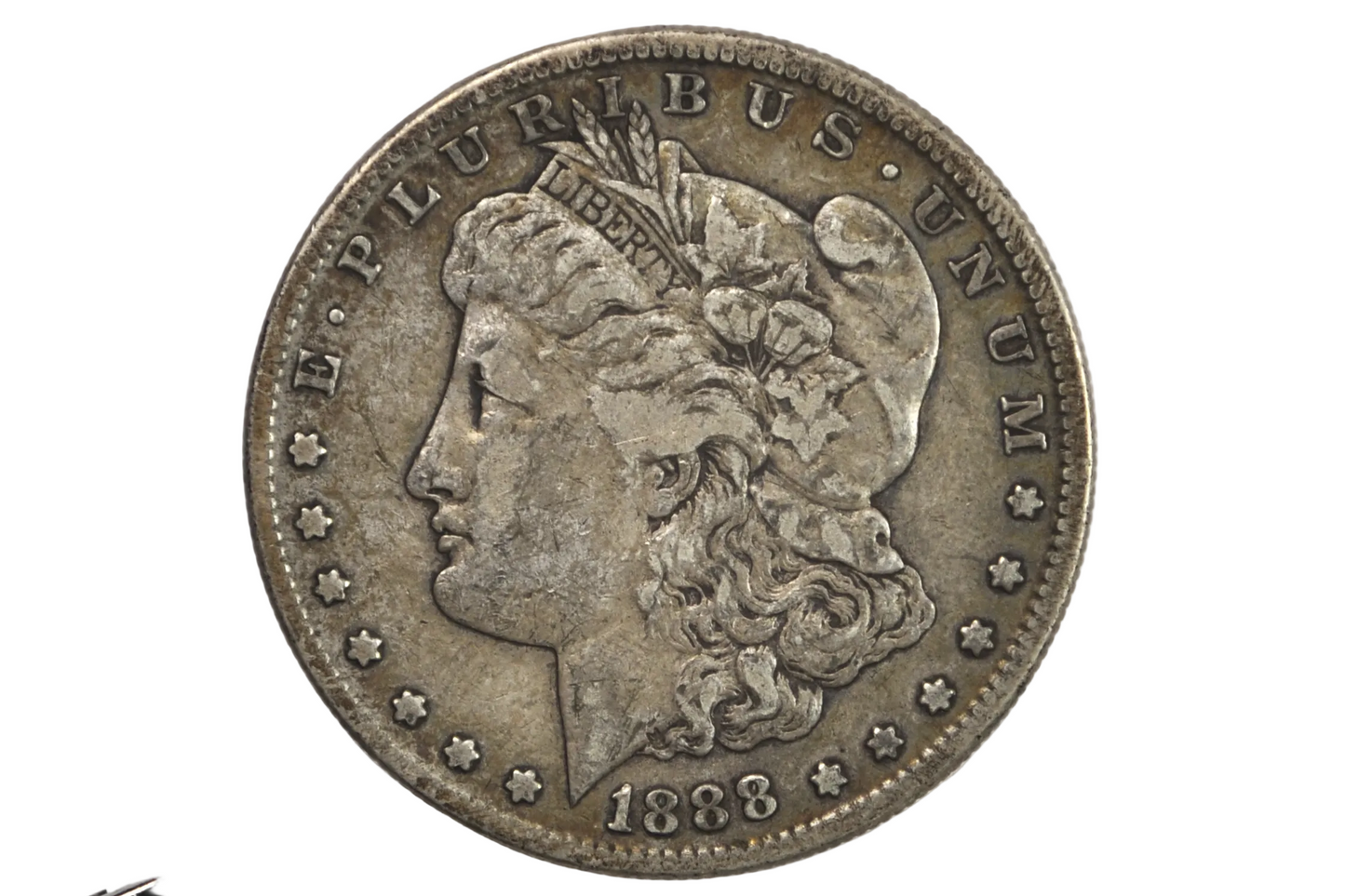 1888-S Morgan Silver Dollar - VF, Scarce Date - 1888 S Morgan Dollar San Francisco Mint