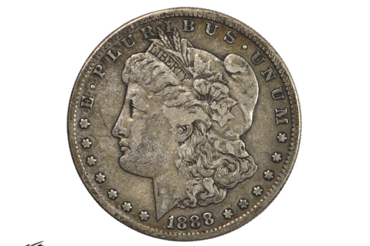 1888-S Morgan Silver Dollar - VF, Scarce Date - 1888 S Morgan Dollar San Francisco Mint