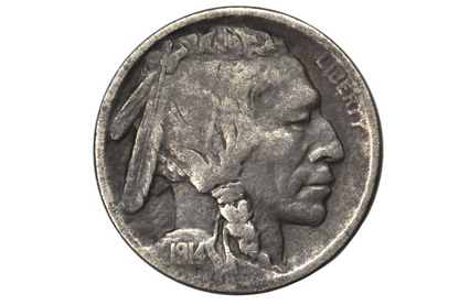 1914-S Buffalo Nickel - Choose by Grade / Condition San Francisco Mint 1914 S Nickel Indian Head Nickel 1914S Better Date Buffalo