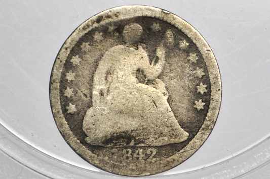 1842 Half Dime - AG - Discount Coin - 1841 Seated Liberty Half Dime - Early American Coin - 1841 Silver US Half Dime
