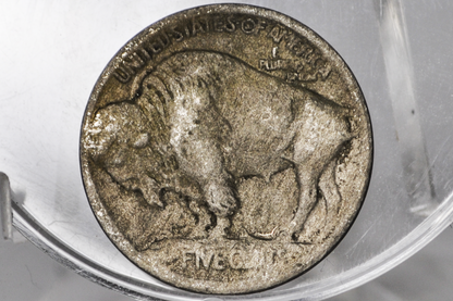1913-S Buffalo Nickel Type 1 - F/VF Details, Cleaned - Tougher Date And Mint - 1913 S Indian Head Nickel Type One 1913 S