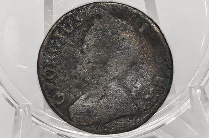 1743 UK Halfpenny - Great Detail - 1743 Great Britain 1/2 Penny