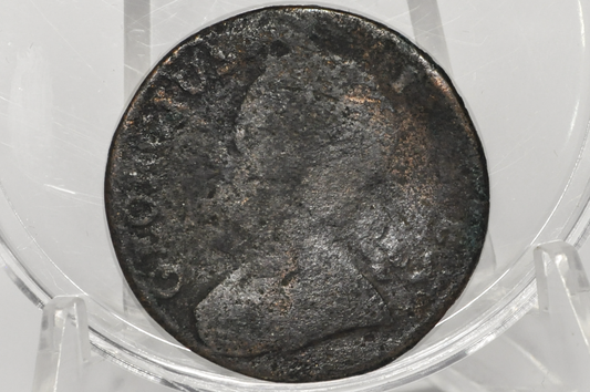 1743 UK Halfpenny - Great Detail - 1743 Great Britain 1/2 Penny