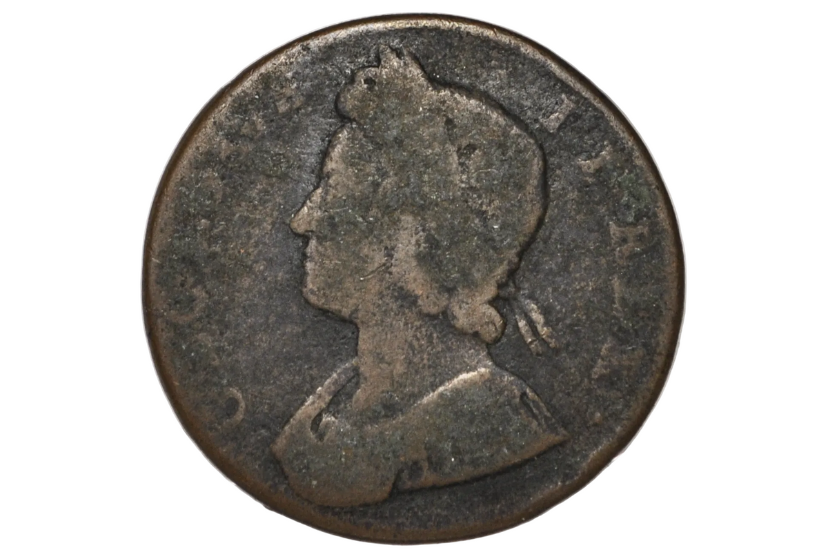 1730 UK Halfpenny - Great Detail - 1730 Great Britain 1/2 Penny