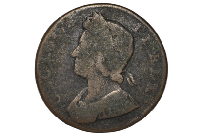 1730 UK Halfpenny - Great Detail - 1730 Great Britain 1/2 Penny
