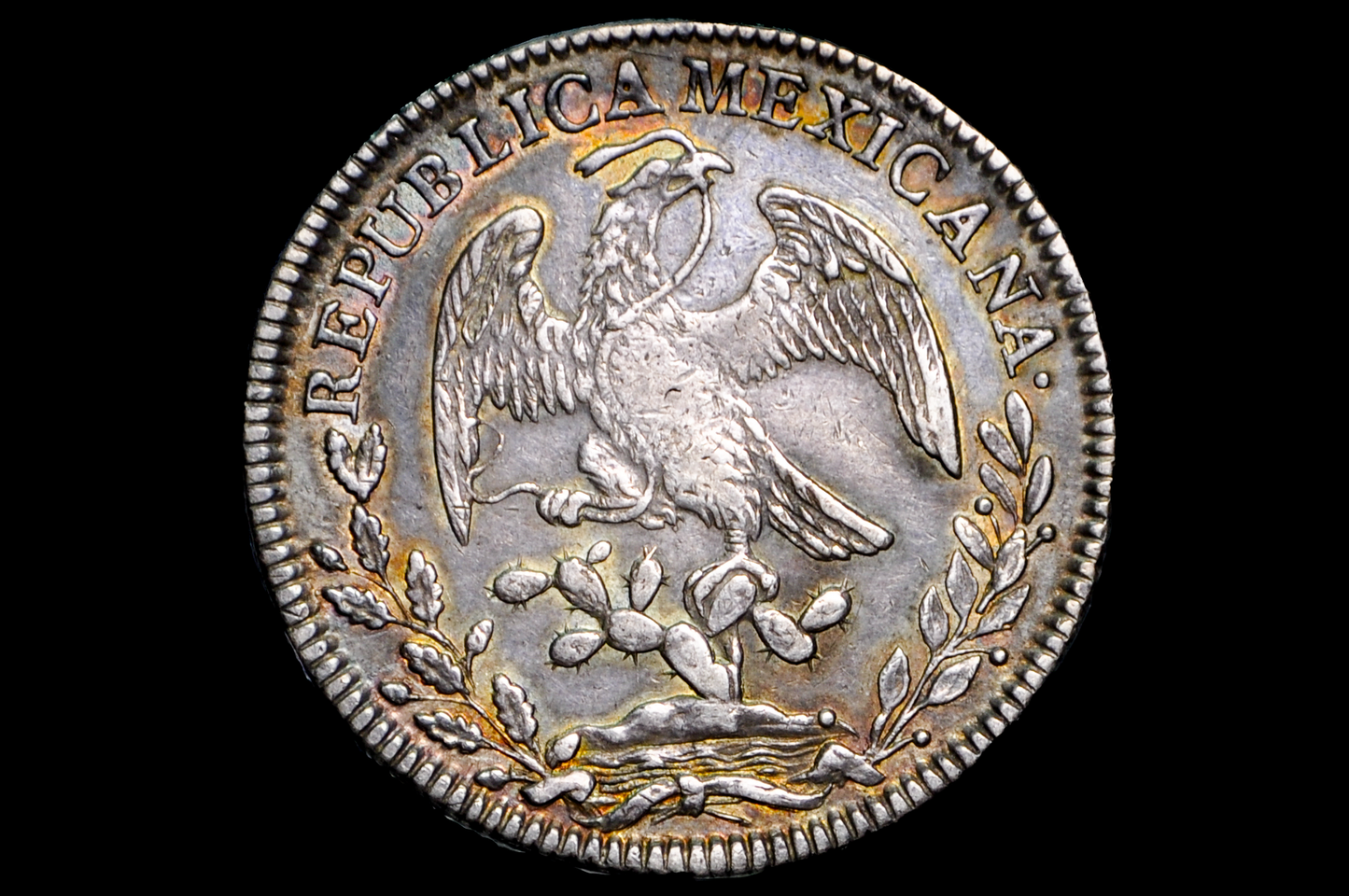 1834 Silver 8 Reales Mexico Mo Ml - Choice AU, Beautiful Luster & Toning - Rarer - Mexican Eight Reales Silver 1834