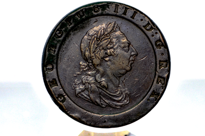 1797 Great Britain Two Pence - XF Detail, 56.7g - UK 2 Penny 1797 - George III - Cartwheel Penny