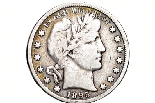 1895-O Barber Half Dollar - Fine Grade / Condition  - 1895O Barber Silver Half Dollar 1895 New Orleans Mint - Better Date!
