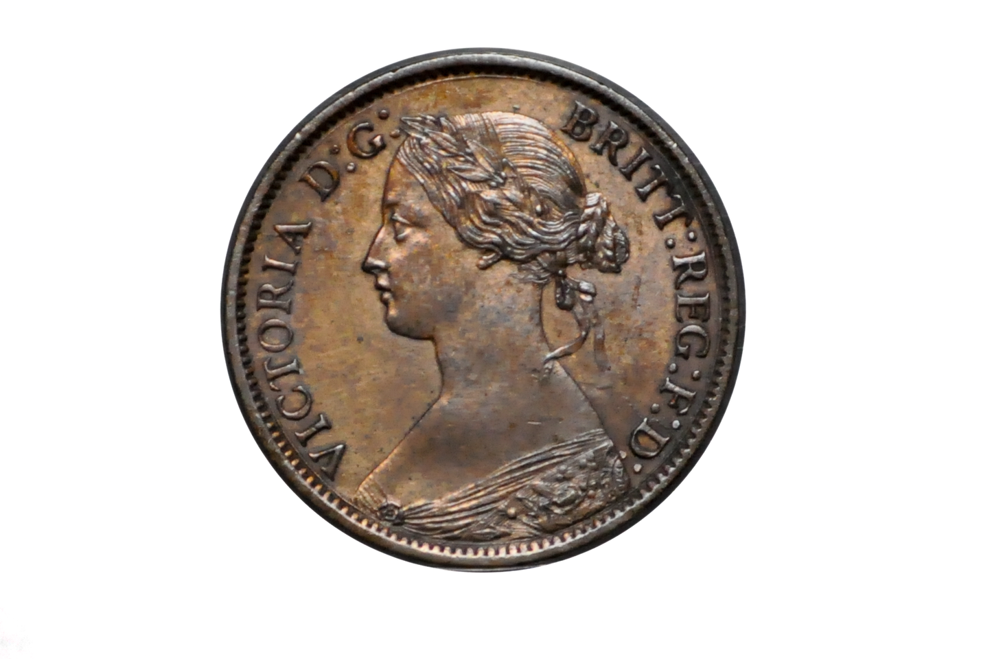 1861 Nova Scotia Half Penny - Uncirculated Grade / Condition - Province of Nova Scotia 1/2 Penny 1861, Rarer Coin