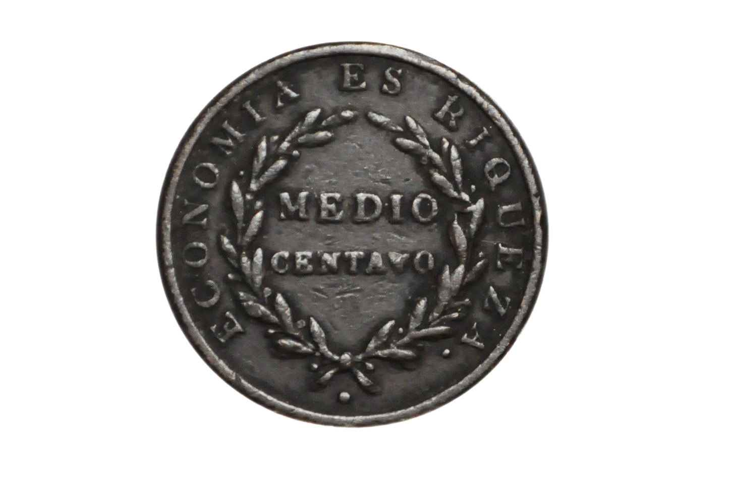 Medio Centavo Chile 1835