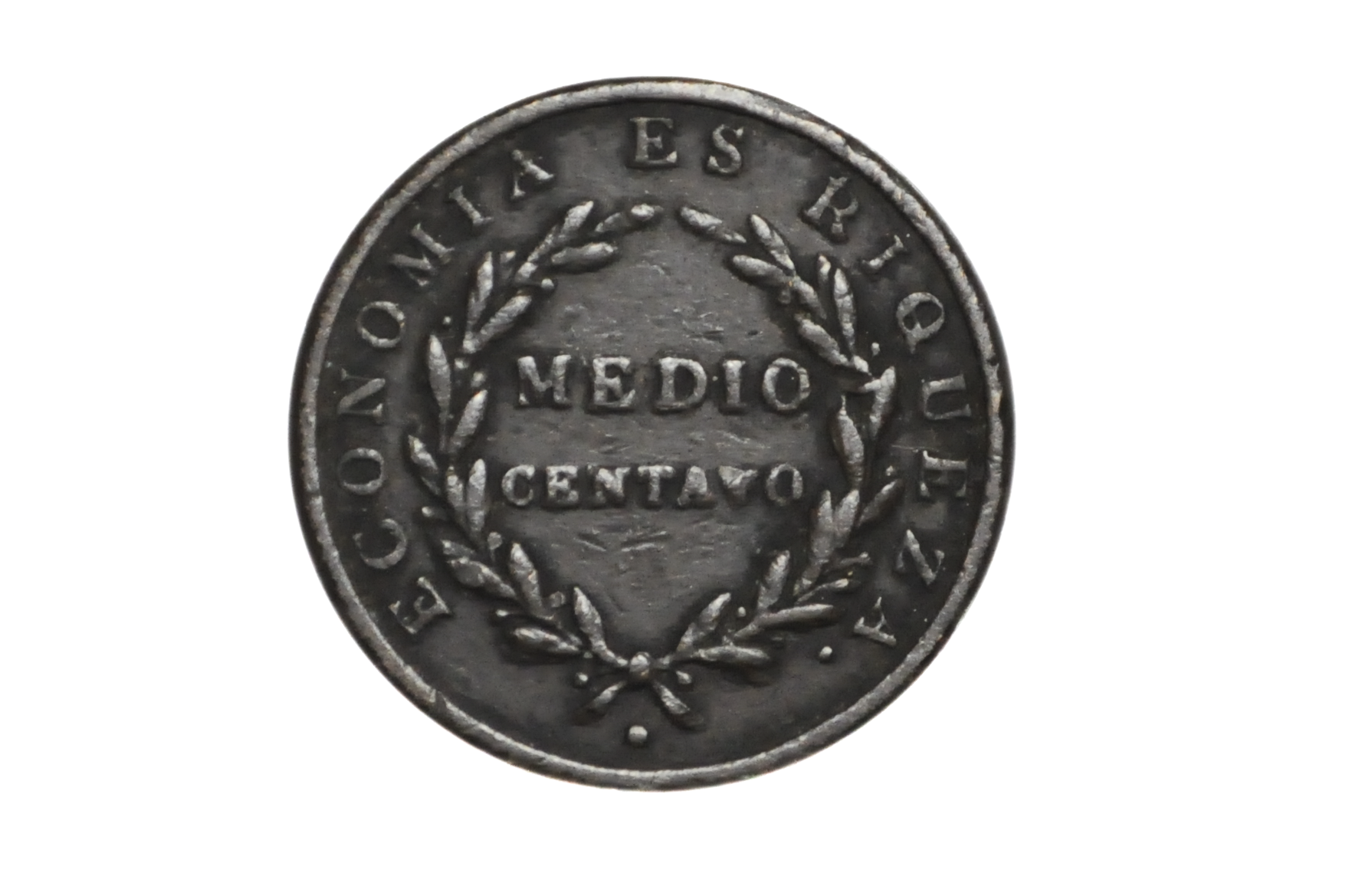 Medio Centavo Chile 1835