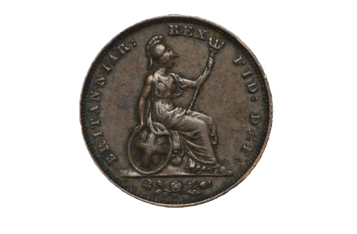 1826 UK Farthing - XF Condition - Second Issue 1826 British Farthing Type 2 - Collection Worthy