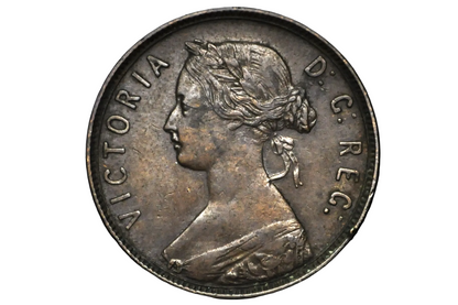 Newfoundland Cent with Queen Victoria in XF to AU condition
