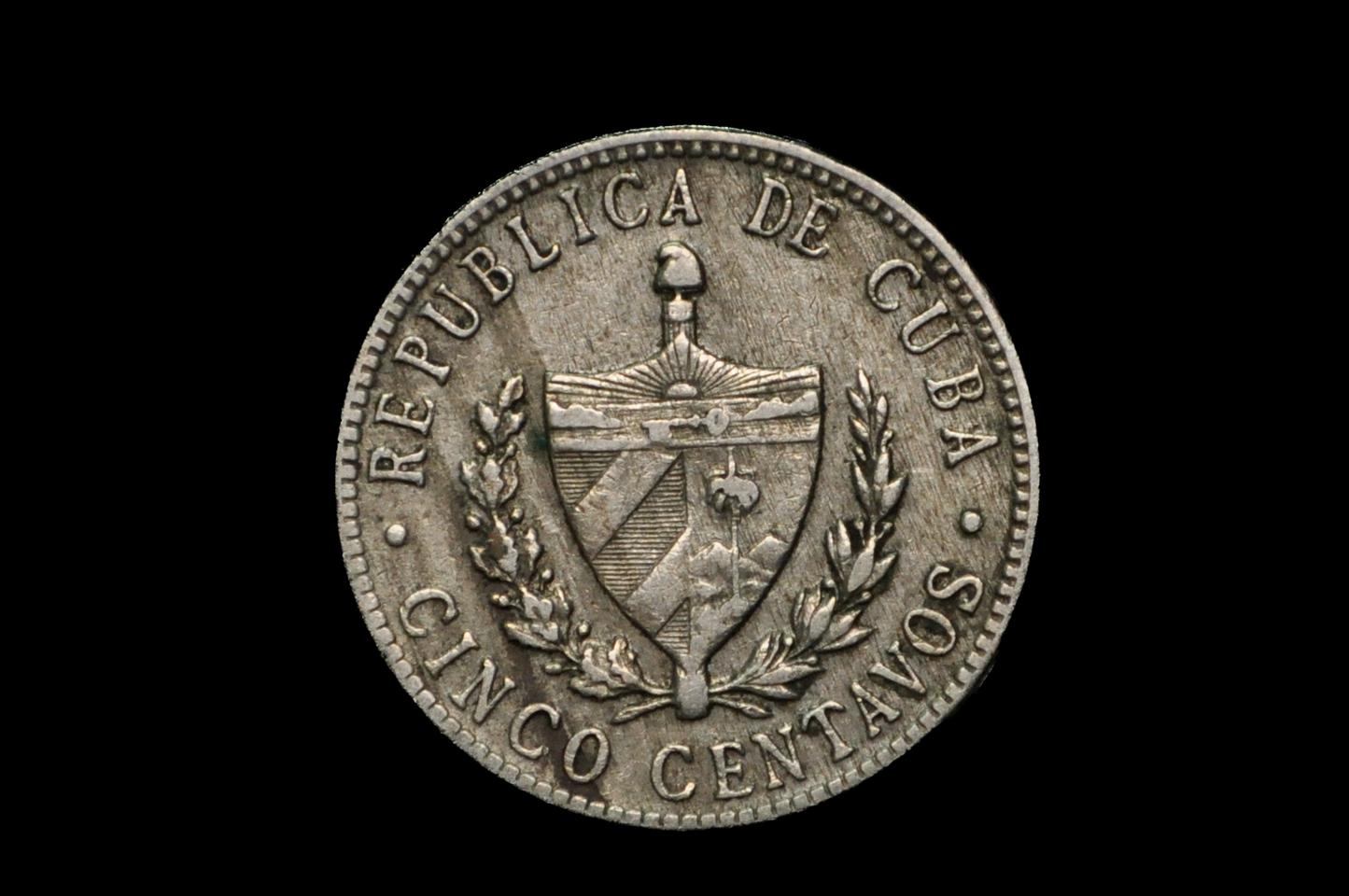 1946 Cuba 5 Centavos - First Republic of Cuba - Cuban Coins - Cuba Cinco Centavos