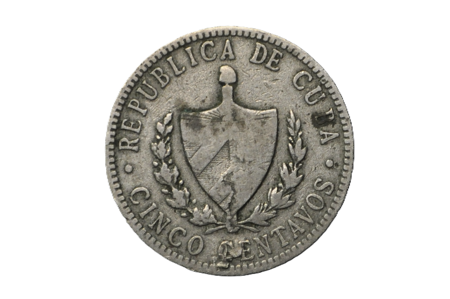 1915 Cuba 5 Centavos - First Republic of Cuba - Cuba Cinco Centavos