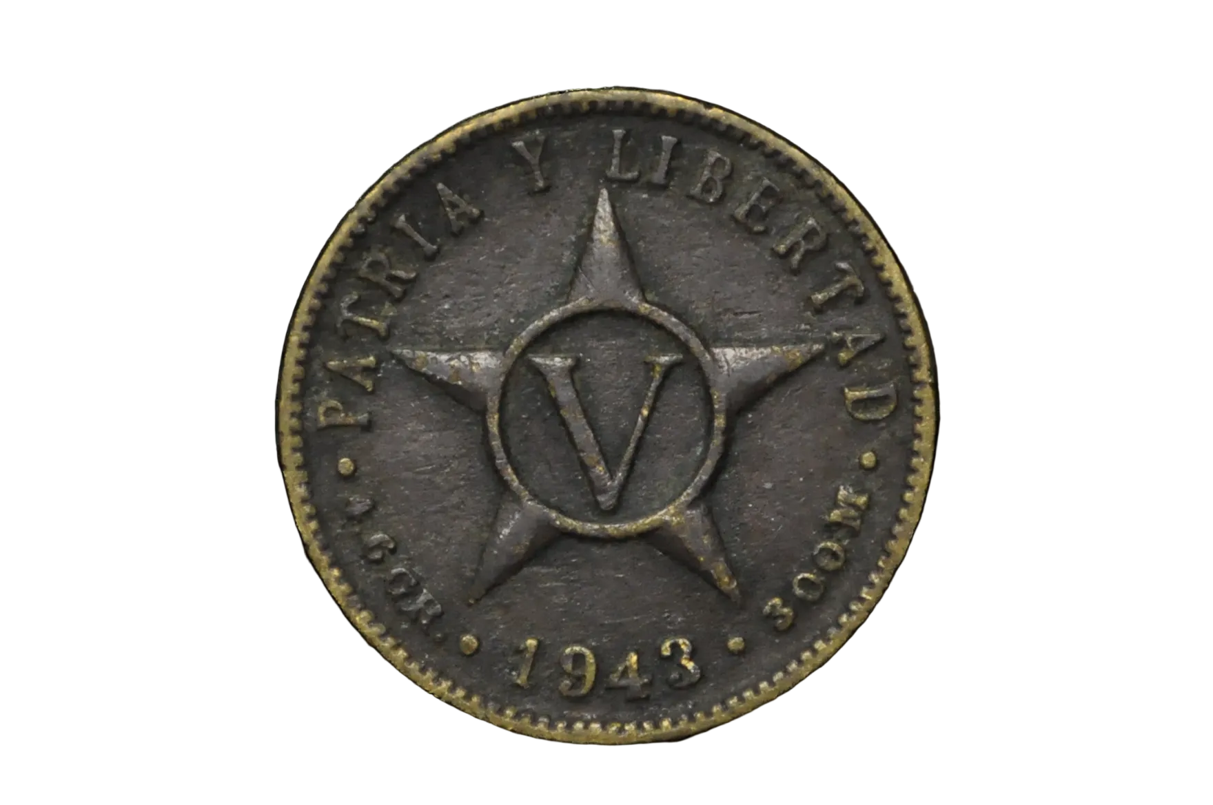 Cuban coin from 1943