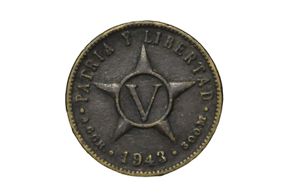Cuban coin from 1943