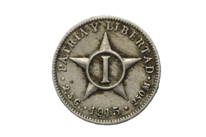 1915 Cuba Un Centavo - First Republic of Cuba - Cuba 1 Centavo