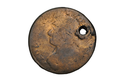 1787 Connecticut Half Penny - Low Grade, Low Cost - Colonial 1/2 Penny 1787 State of Connecticut - Auctori Connec, Rare