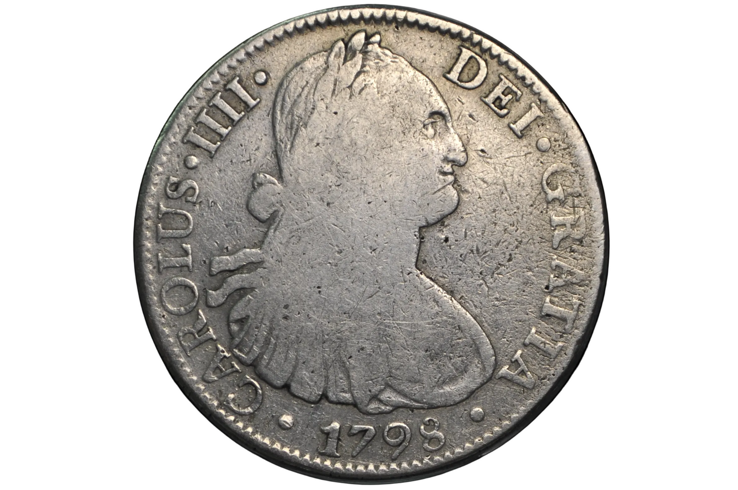 Silver spanish coin 1798