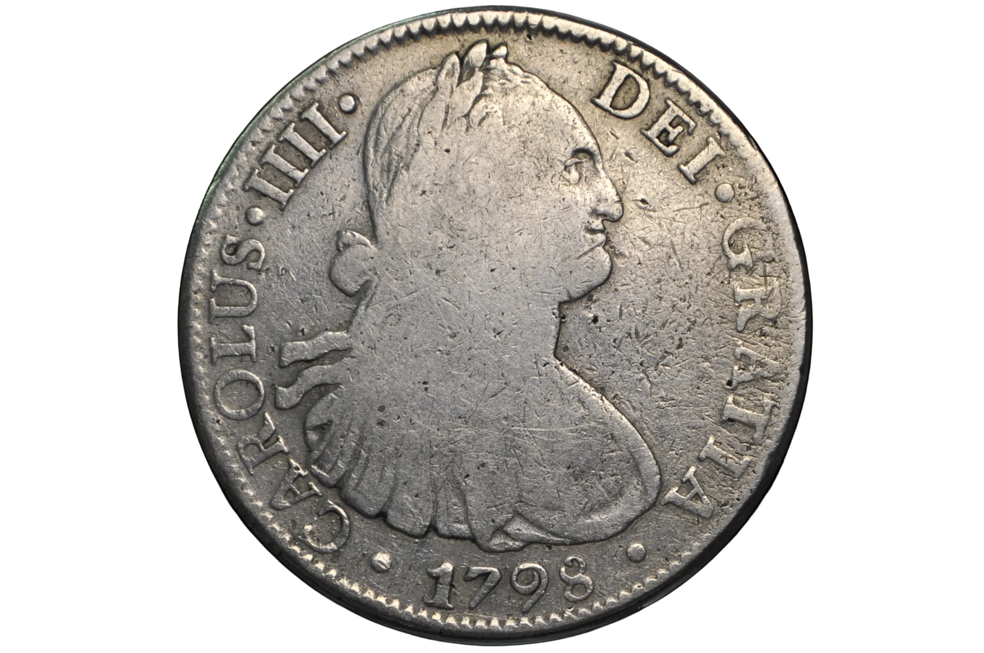 Silver spanish coin 1798