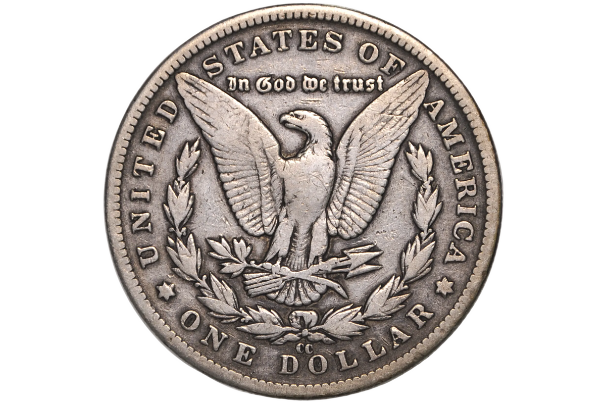 CC reverse morgan dollar